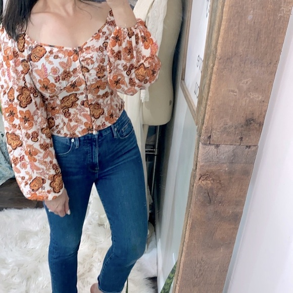 Sienna Sky floral boho top sized medium - Picture 1 of 9